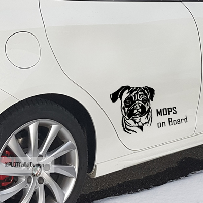 Hund Mops - Produktbild