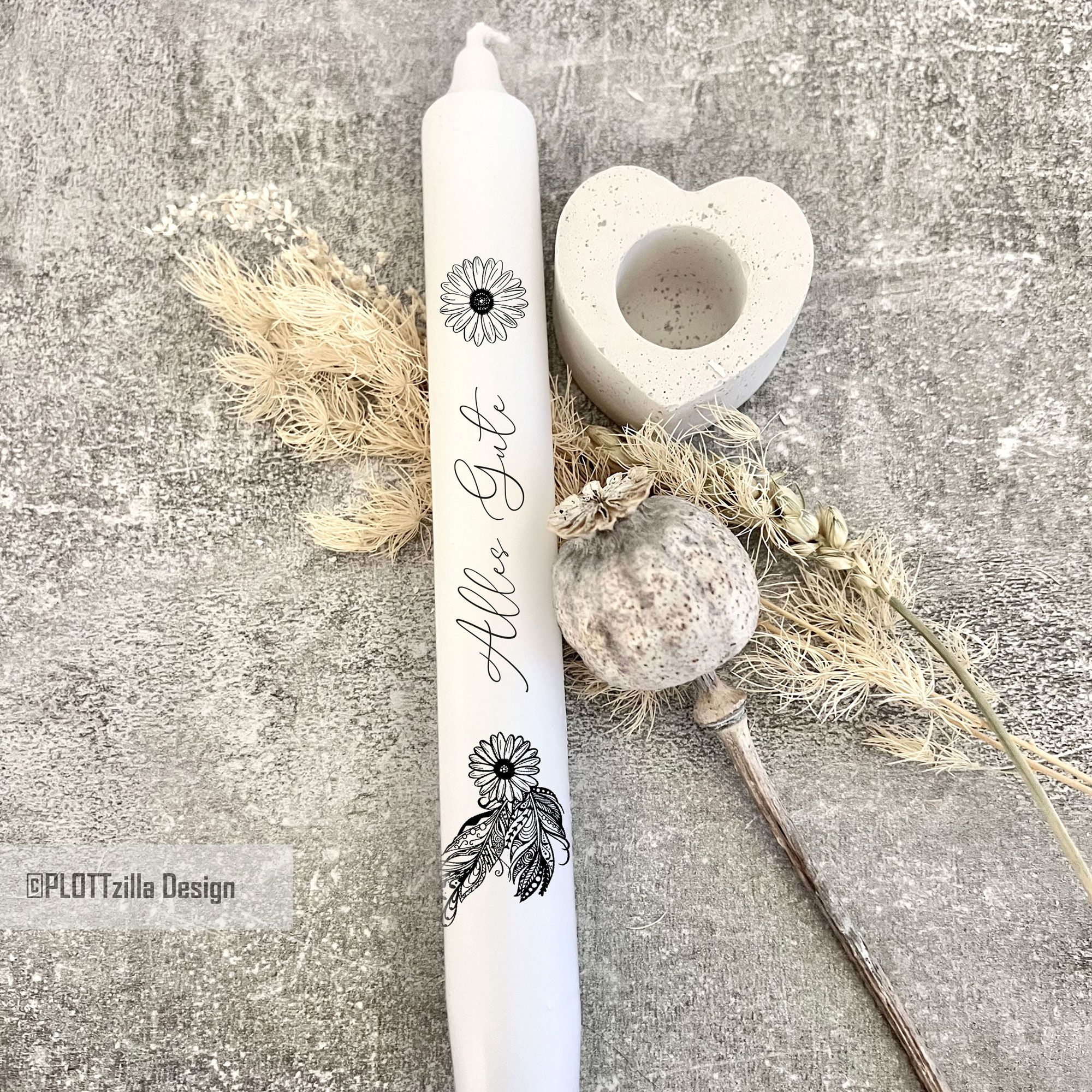 Kerzentattoo Geburtstag - Produkt